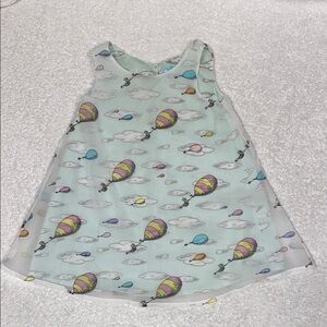 Dr Seuss hot air balloon sleeveless shift dress size 2t
